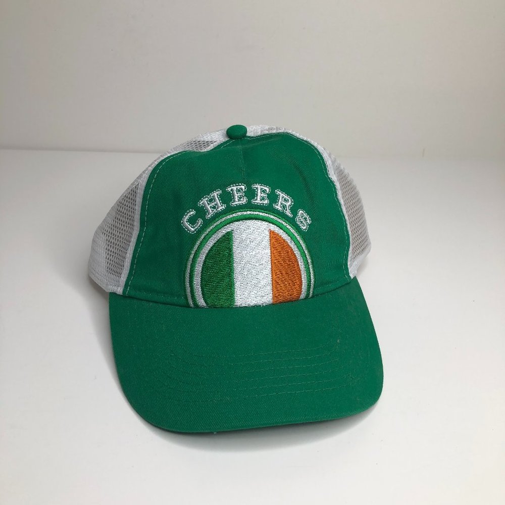 Irish Ireland Cheers Cap Hat Flag Logo Trucker Hat